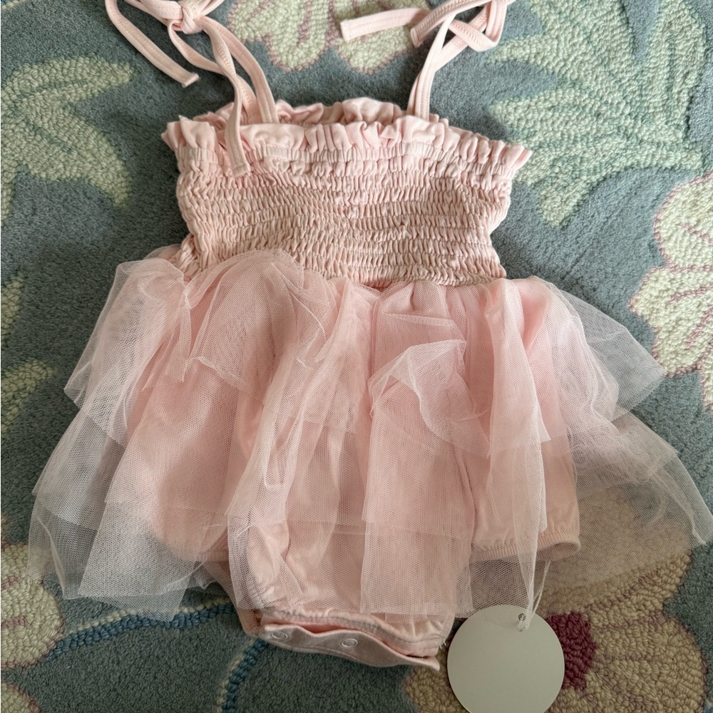 Caden Lane Pink Tulle Dress - Picture 2 of 3